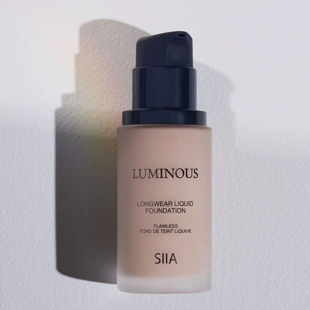 LUMINOUS LONGWEAR LIQUID FOUNDATION C 101 FAIR SIIA COSMETICS - Picture 2 of 15